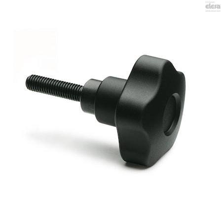 Elesa Black-oxide steel threaded screw, VCTS-Z-50 p-1/2-13-126 VCTS-Z-p (inch sizes)